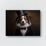 Dogs Suit Wearing Chef Hat 92 Wall Art