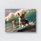 Dogs Surfing 78 Wall Art