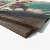 Dogs Surfing 78 Wall Art