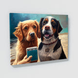 Dogs Taking A Selfie 62 Wall Art