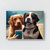 Dogs Taking A Selfie 62 Wall Art