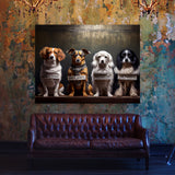 Dogs Usual Suspects 109 Wall Art