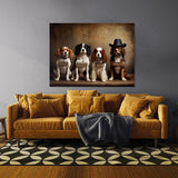 Dogs Usual Suspects 110 Wall Art