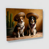 Dogs Wearing Sombrero 56 Wall Art