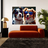 Dogs Wearing Sunglasses 50 Wall Art