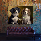 Dogs With Fancy Cocktail 103 Wall Art