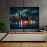 City Usa Boston 128 Wall Art