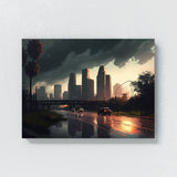 City Usa Houston 32 Wall Art
