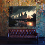City Usa Houston 32 Wall Art