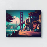 City Usa San Francisco 91 Wall Art