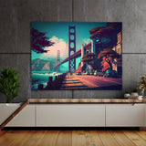 City Usa San Francisco 91 Wall Art