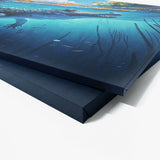 Alligator In Clear Blue River 10 Wall Art