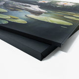 Alligator In Pond With Lilies 16 Wall Art