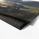 Alligator In Stormy Sky 9 Wall Art