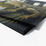 Alligator In Swamp With Trees 6 Wall Art