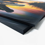Alligator With Setting Sun 12 Wall Art