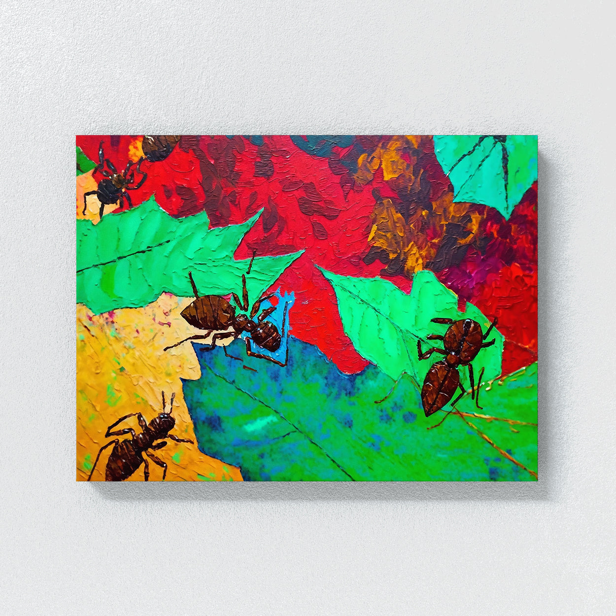 Ant Abstract Colorful 6 Wall Art