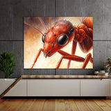 Ant Intricate Red Close Up 1 Wall Art