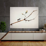 Ant Minimalist Twig Brushstrokes 17 Wall Art