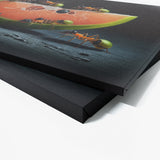 Ant Scavenging Fruit Contrast 2 Wall Art