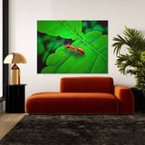 Ant Vibrant Green Red 10 Wall Art