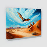 Bat Atmospheric Desert Blue Sky 33 Wall Art