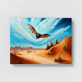 Bat Atmospheric Desert Blue Sky 33 Wall Art