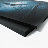 Bat Atmospheric Forest Moon 26 Wall Art