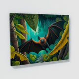 Bat Colorful Flying Jungle 1 Wall Art