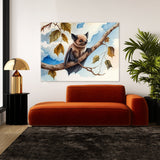Bat Cute Blue Sky 7 Wall Art
