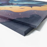 Bat Cute Starry Night 25 Wall Art