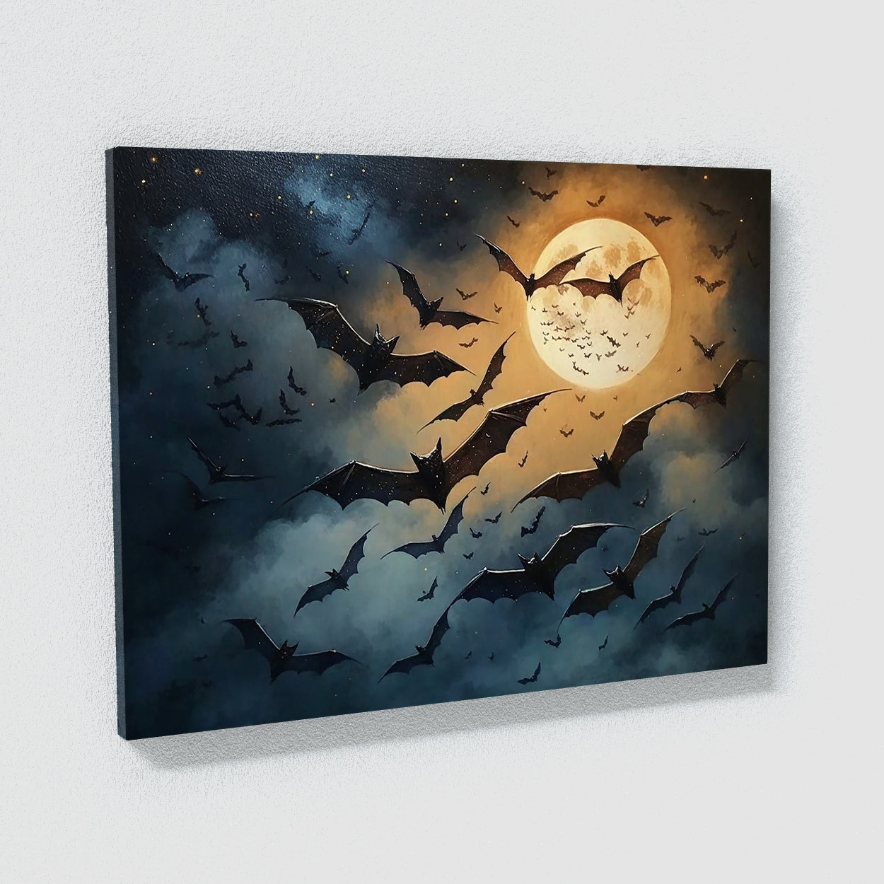 Bat Realistic Flying 27 Wall Art