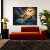 Bat Realistic Flying 27 Wall Art