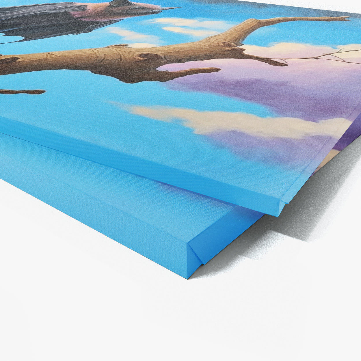 Bat Realistic Landscape 19 Wall Art