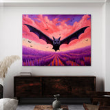 Bat Vibrant Flying 5 Wall Art