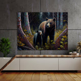 Bear Artwork Nature 4 Wall Art