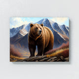 Bear Brown Landscape 38 Wall Art