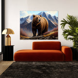 Bear Brown Landscape 38 Wall Art