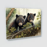 Bear Cute Black 23 Wall Art