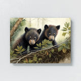 Bear Cute Black 23 Wall Art