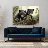 Bear Cute Black 23 Wall Art