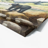 Bear Cute Black 46 Wall Art