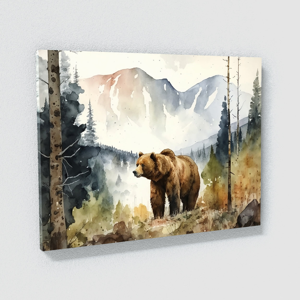 Bear Detailed Realistic 54 Wall Art