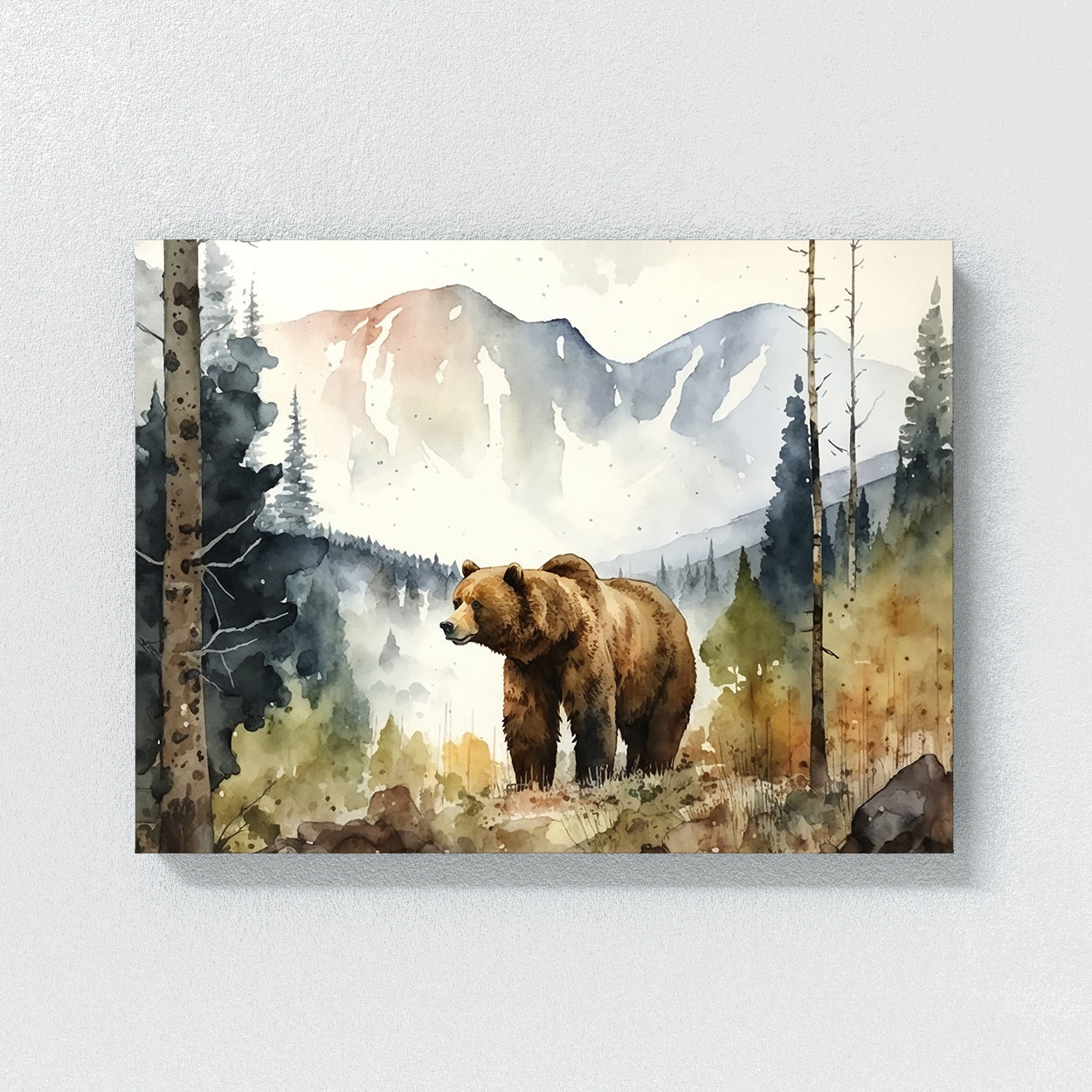 Bear Detailed Realistic 54 Wall Art