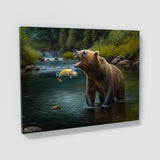 Bear Fishing 12 Wall Art