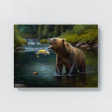Bear Fishing 12 Wall Art