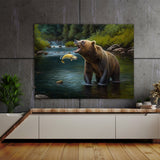 Bear Fishing 12 Wall Art