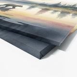 Bear Peaceful Tranquil Sunrise 14 Wall Art