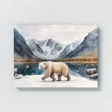 Bear Polar Landscape Ice 40 Wall Art