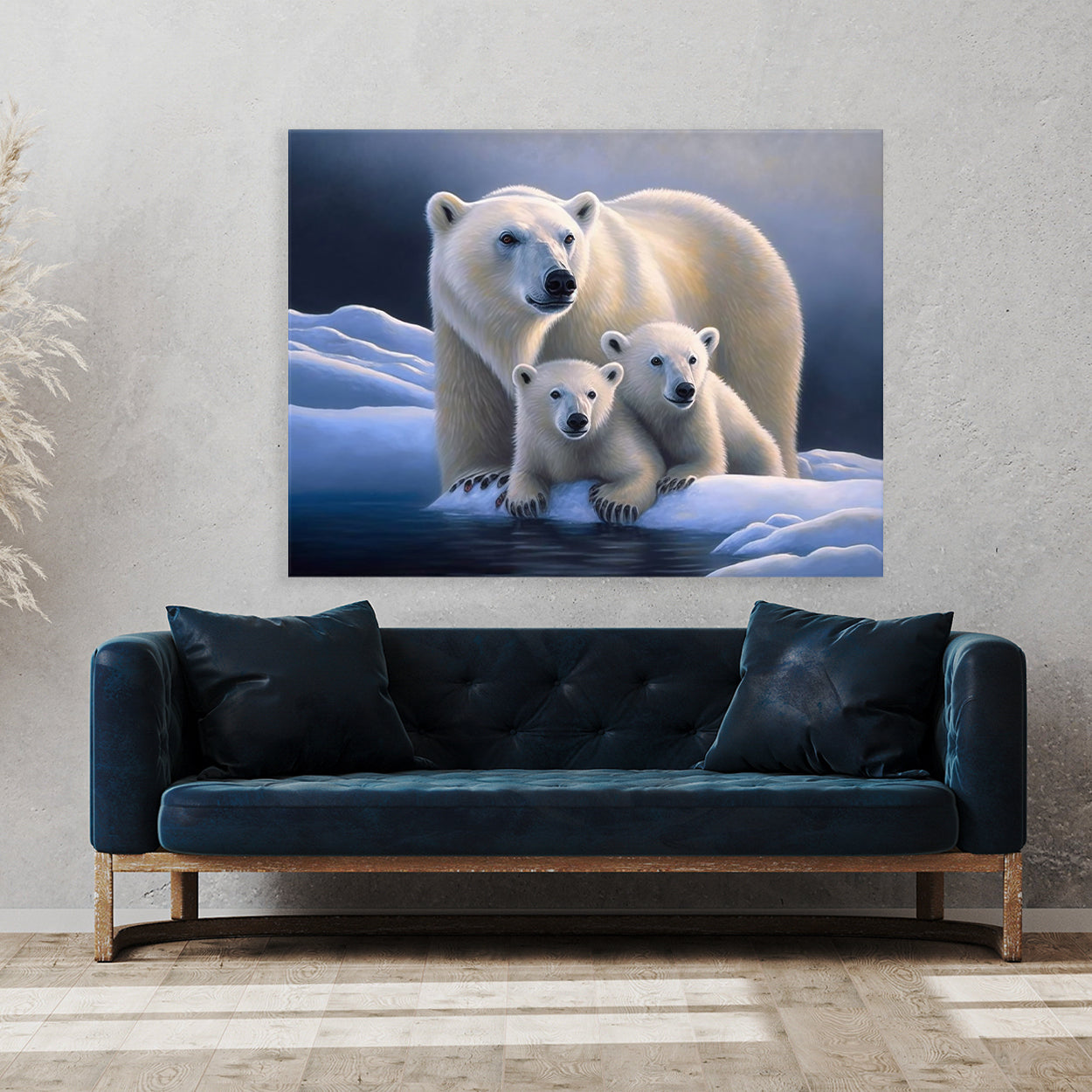Bear Realistic Arctic Polar 19 Wall Art